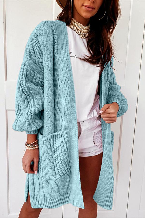 Big City Mood Cable Knit Cardigan