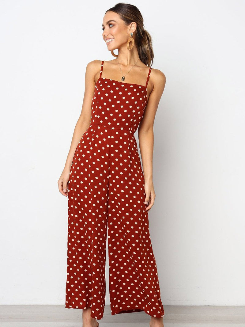 Summer Halter Points Jumpsuit