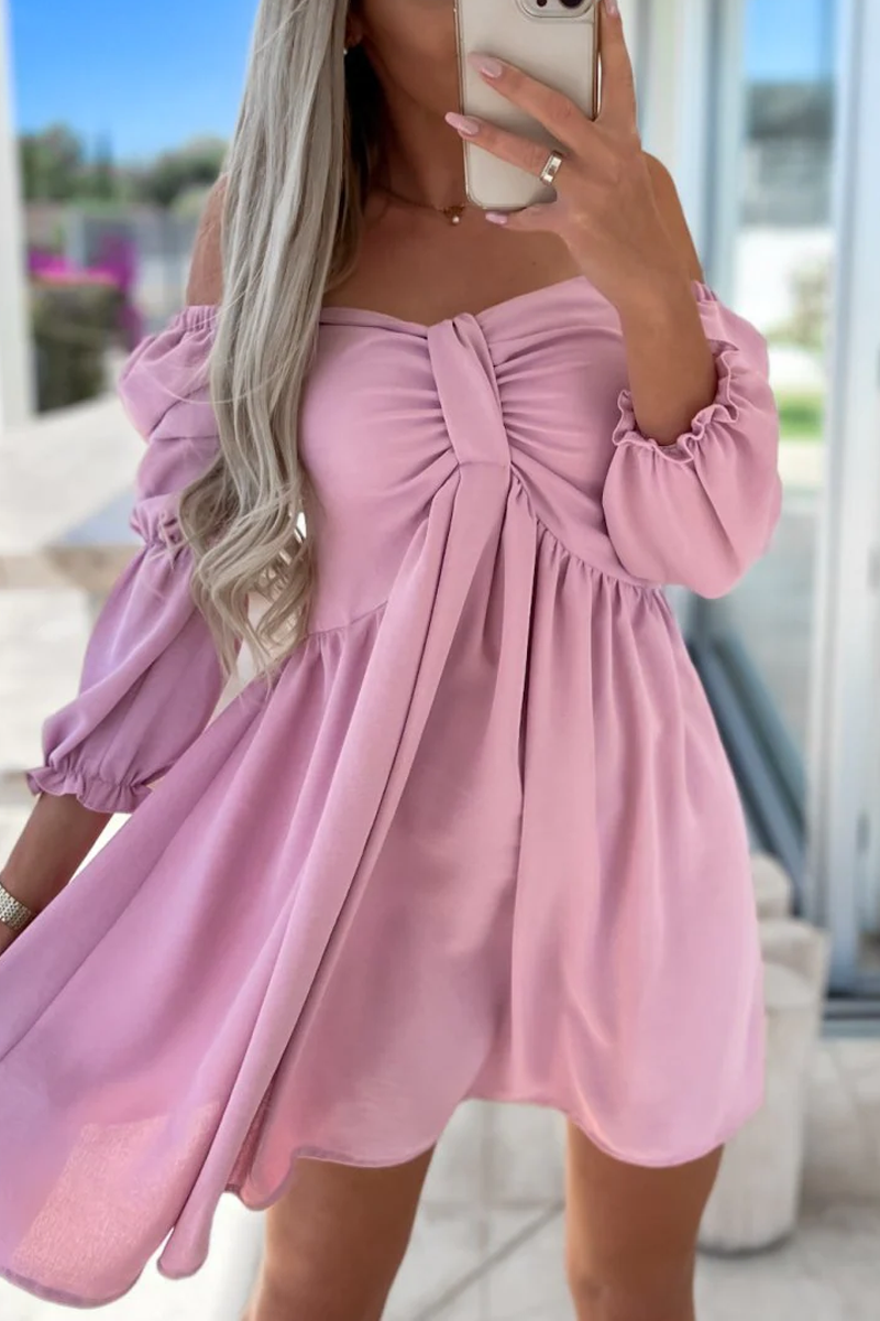 Surprise Me Off The Shoulder Mini Dresses