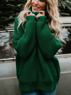 Turtleneck knit Loose Sweater