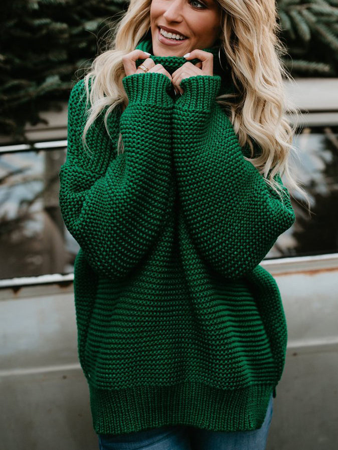 Turtleneck knit Loose Sweater