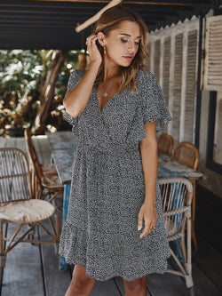 Long Sleeve Casual Loose Swing T-Shirt Dress