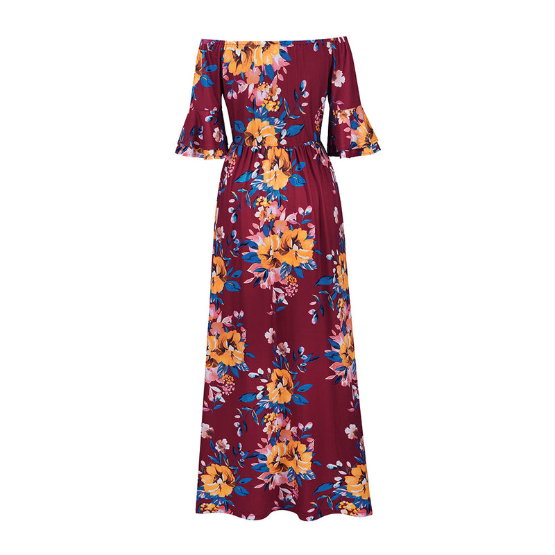 Floral Printed Long Summer Dresses