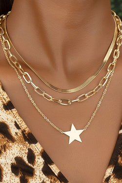 Fashion Daily Solid Split Joint Necklaces