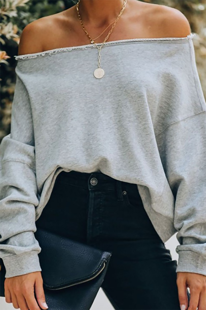 Up And Away Off Shoulder Hoodie