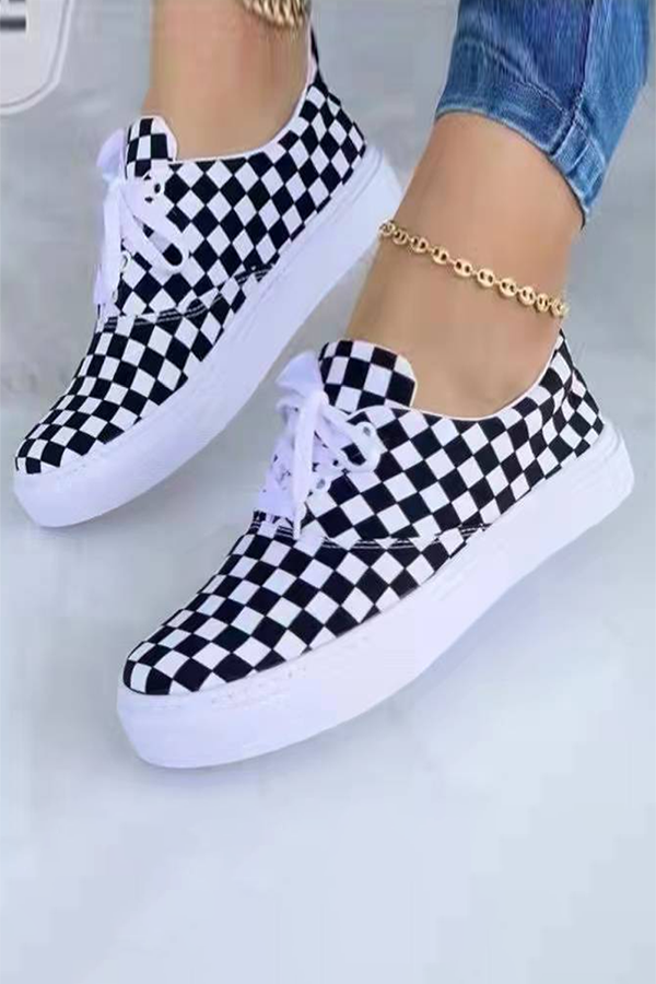 Jasper Graffiti Print Lace Up Sneakers