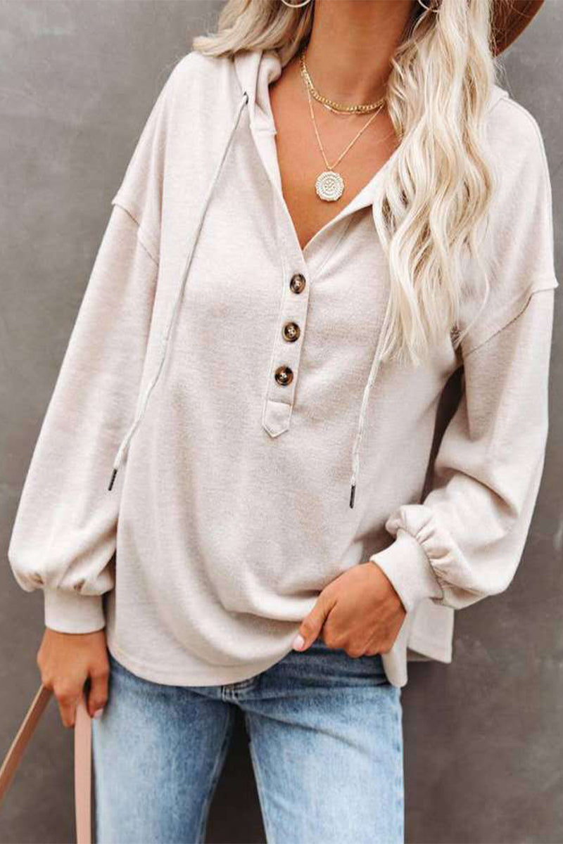 Fashion Solid Solid Color V Neck Tops(7 colors)