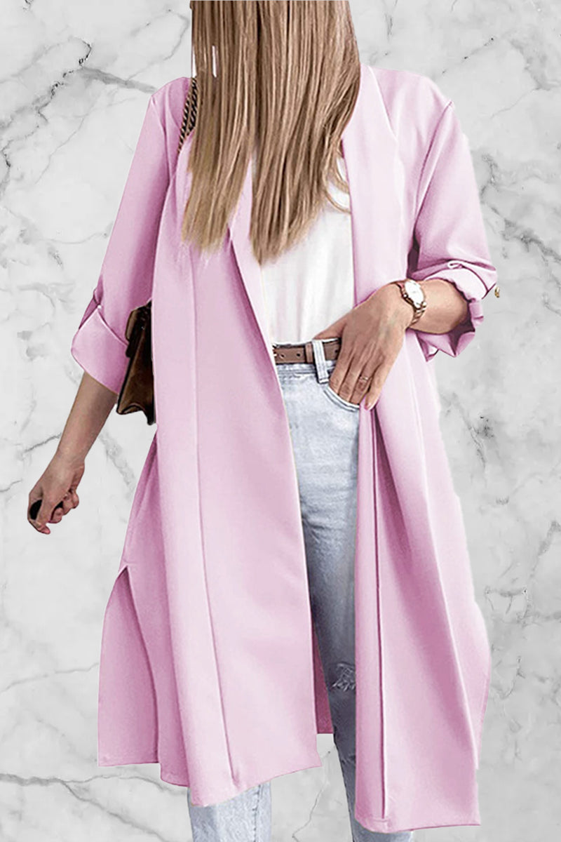 Open Front Trench Cardigan