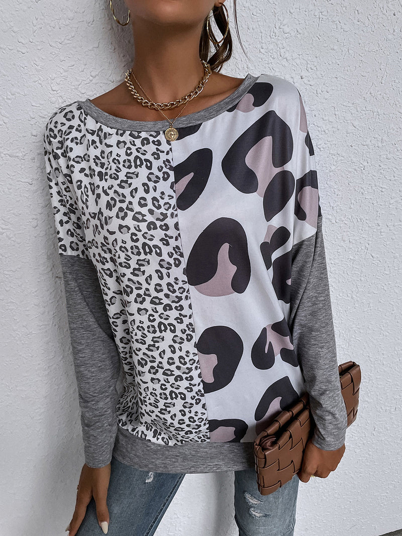 Casual Long Sleeve Round Neck Top