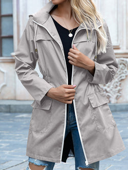 Casual Zip Up Long Sleeve Jacket