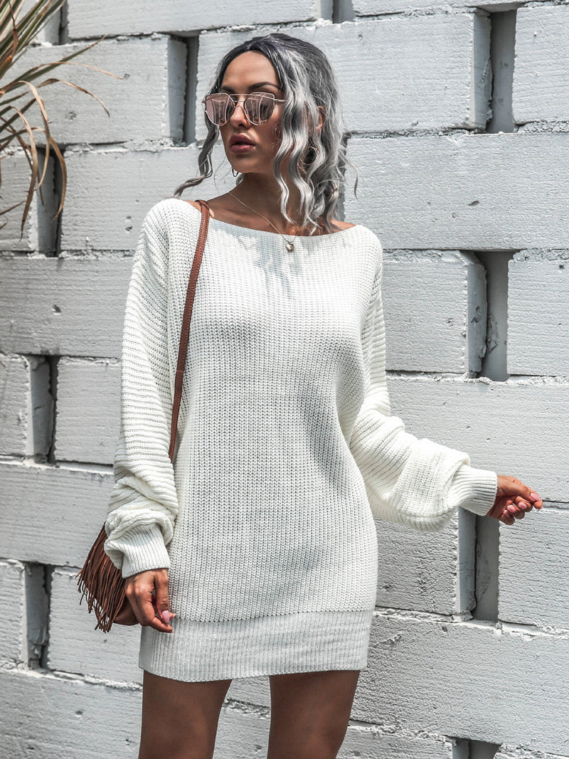 Off Shoulder Casual Pullover Sweater