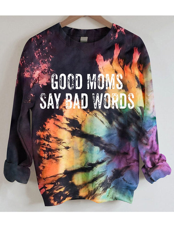 Crew Neck Letter Printed Sweatshirt