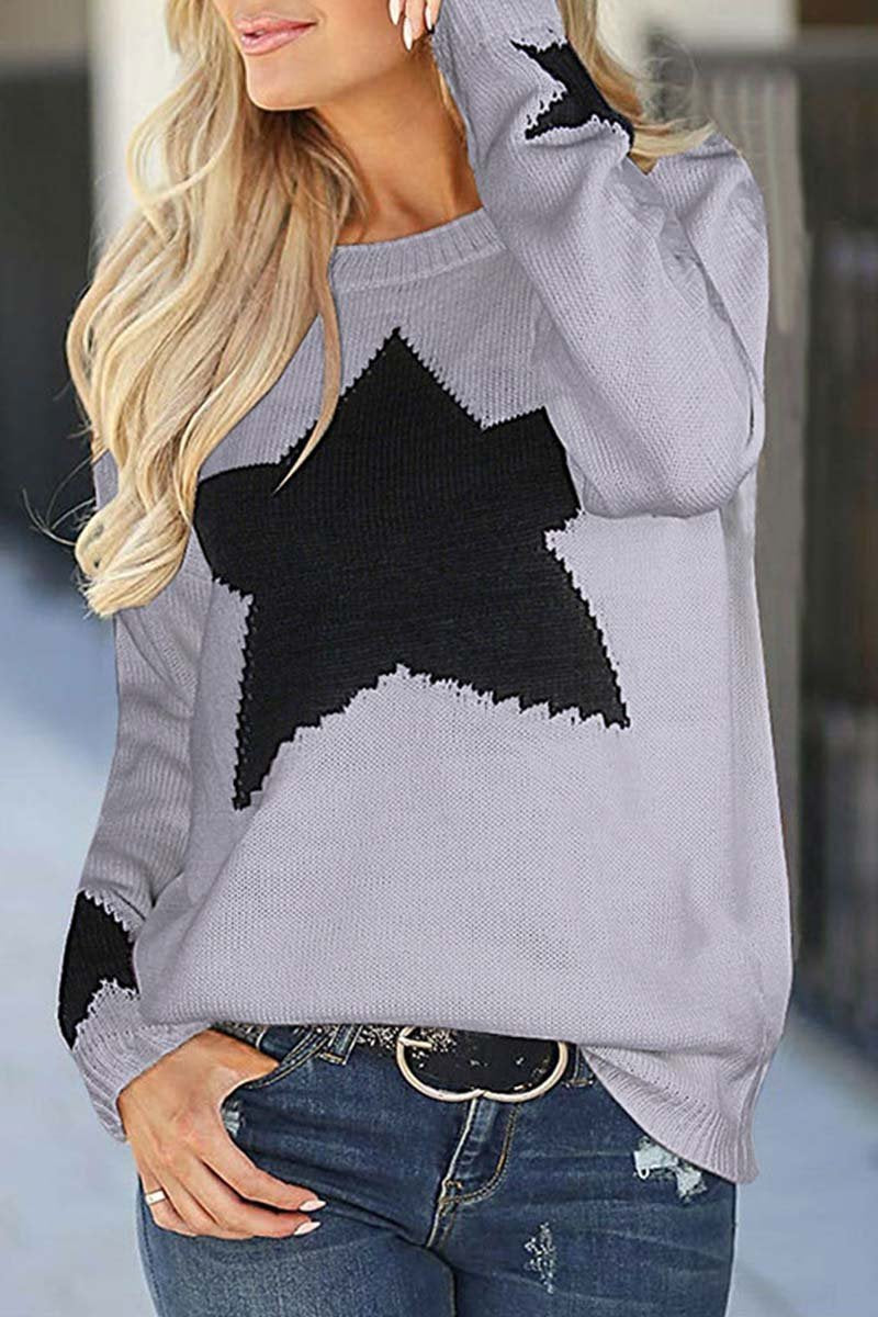 Star Shaped Sweater 3 Colors