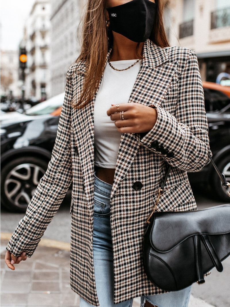 Casual Buttoned Long Sleeve Coat