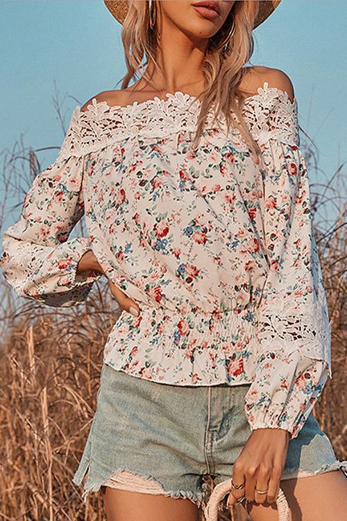 Hot Girl Summer Printed Lace Top - 2 Colors