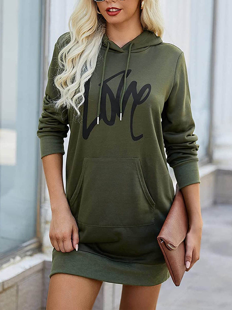 Lightweight  Drawstring Hooded Sweatshirt