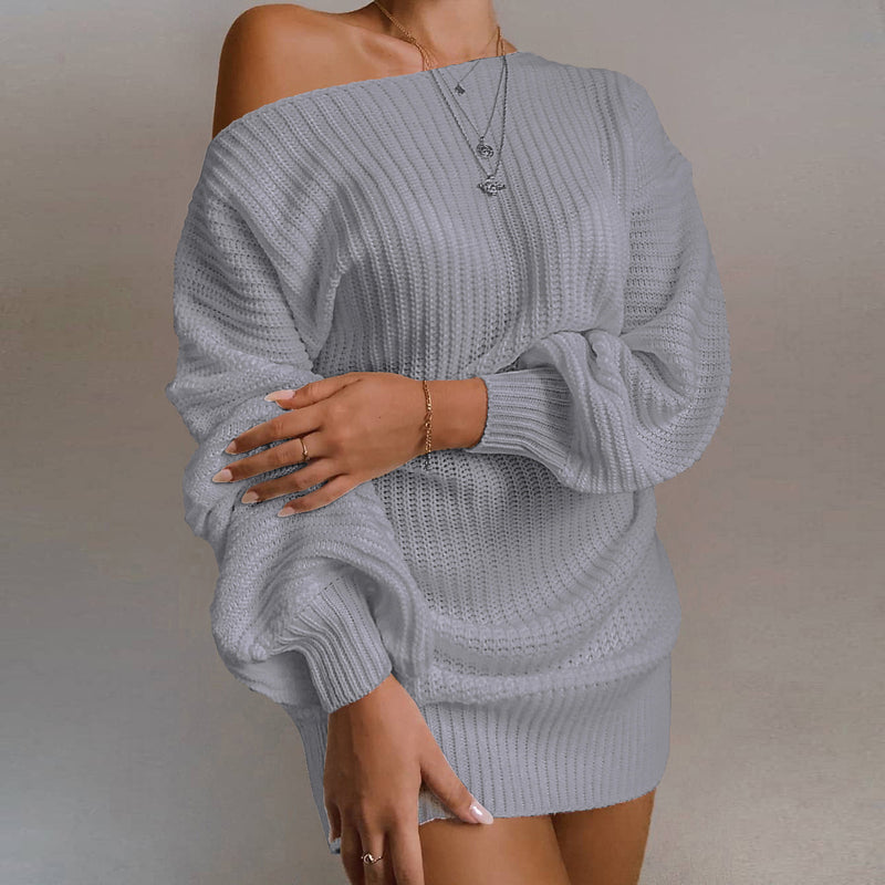 Off Shoulder Casual Pullover Sweater