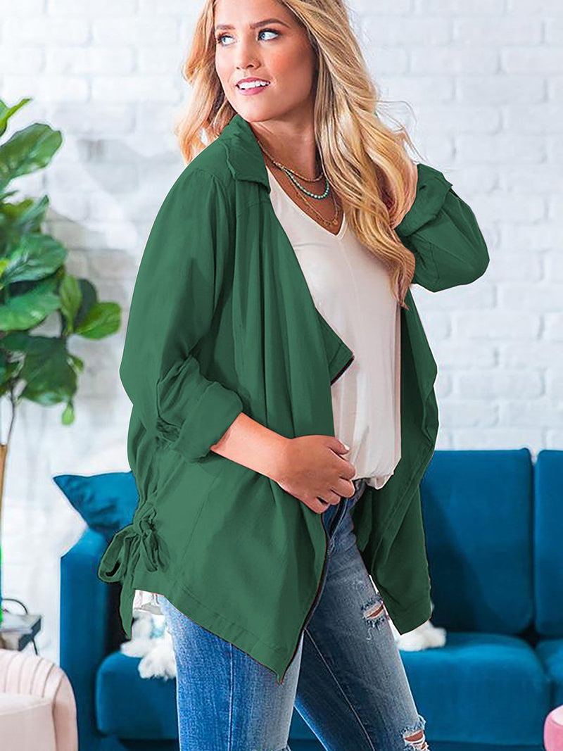 Breezy Babe Lightweight Lapel Jacket - Landing Closet