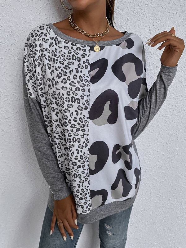 Casual Long Sleeve Round Neck Top