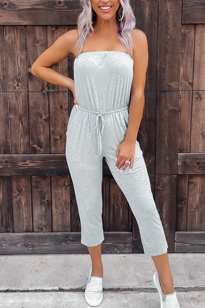 Wanderlust Tube Top Jumpsuit