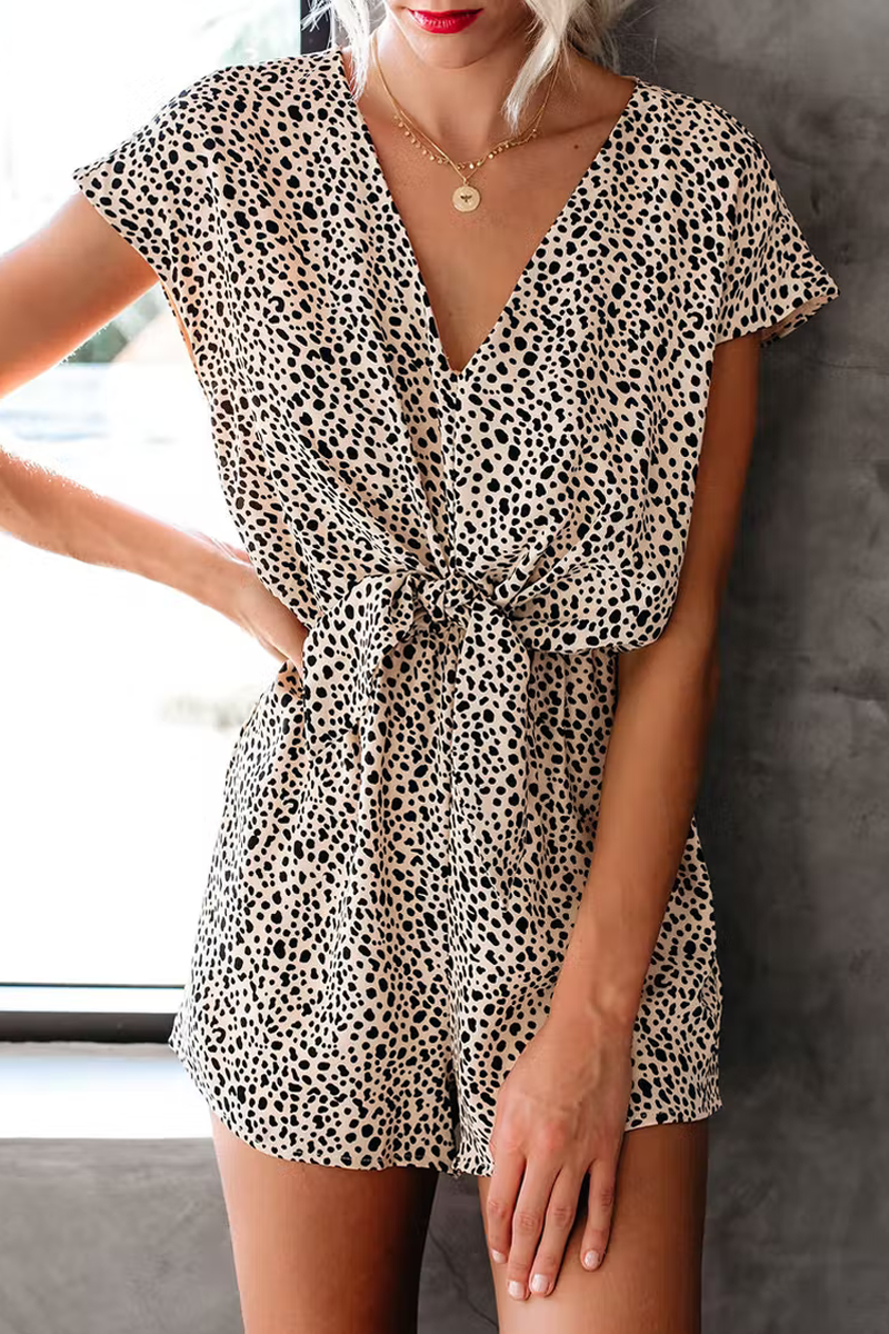 Spirit Animal Tie Front Romper