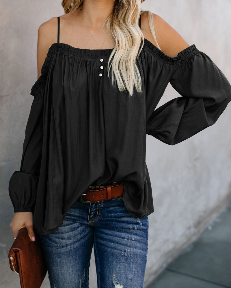 Lead Me On Off Shoulder Long Sleeves Top