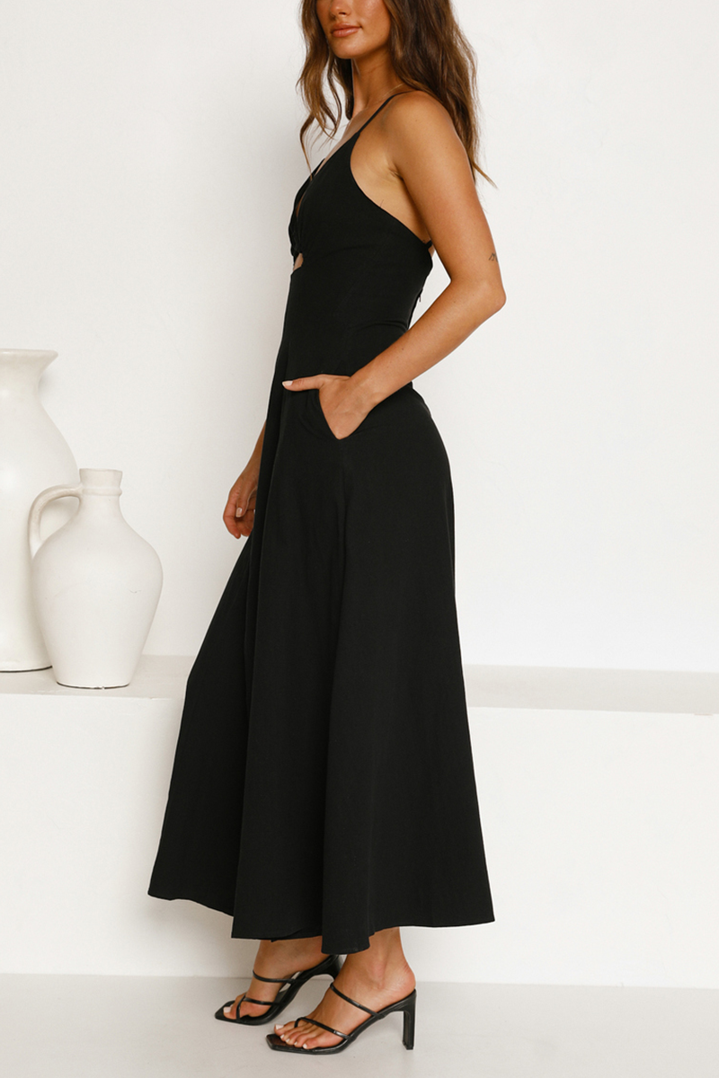 Totally Agreeable Cut out Maxi Dresses