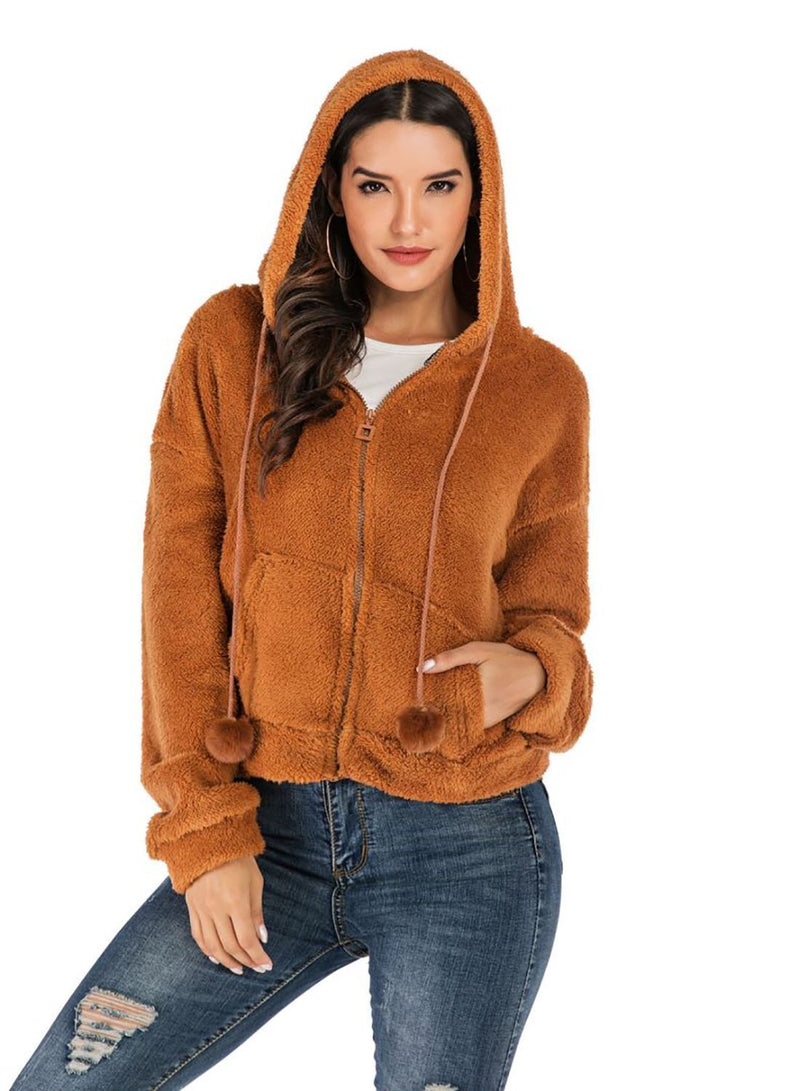 Women Casual Teddy Bear Coat