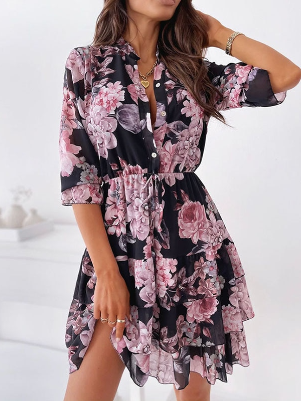 Zola Floral Ruffle Dress