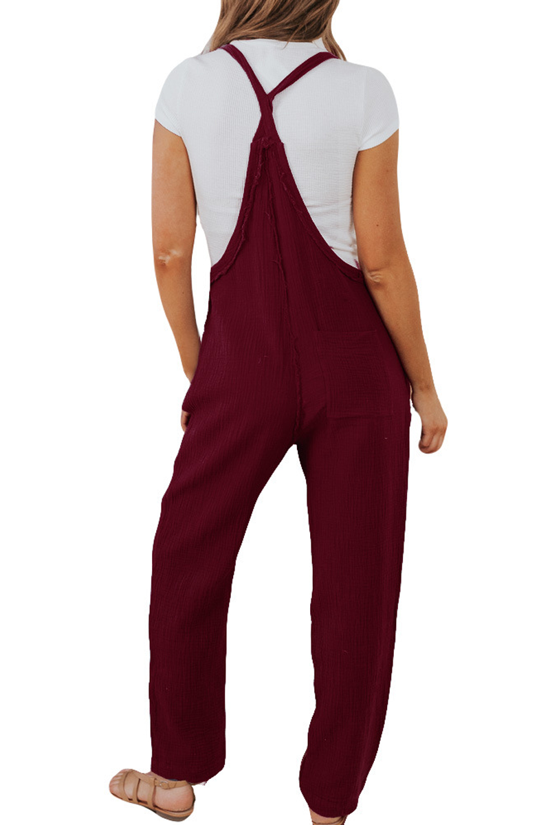 Love For A Lifetime Pocket One Piece Jumpsuits