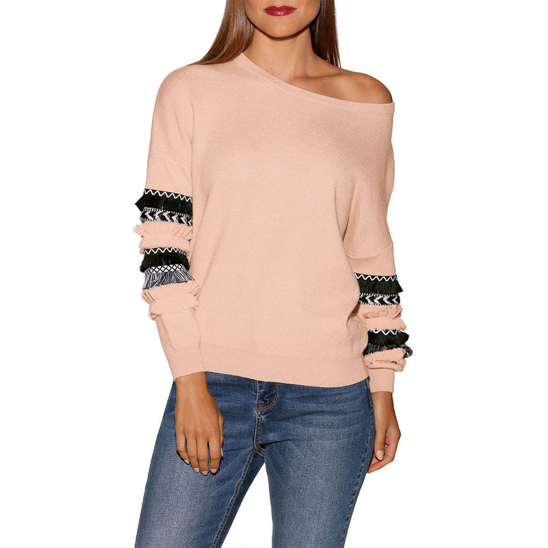 Women's Fall Casual Crew Neck Top