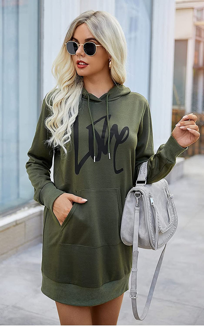 Lightweight  Drawstring Hooded Sweatshirt