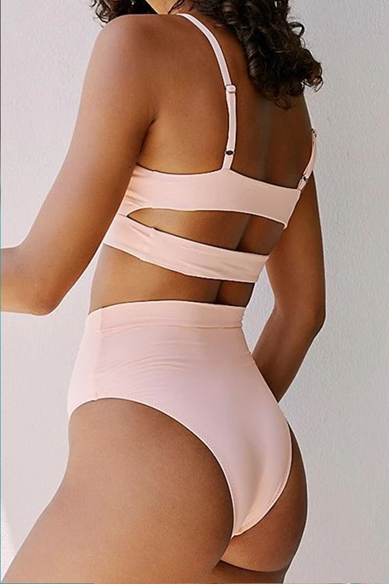 Hollow High Waist Bikini