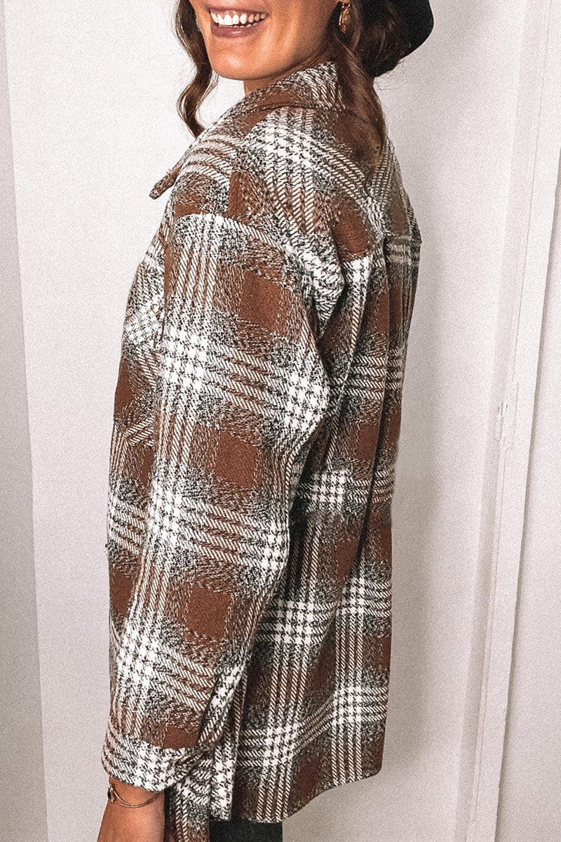 Plaid For Days Button Jackets