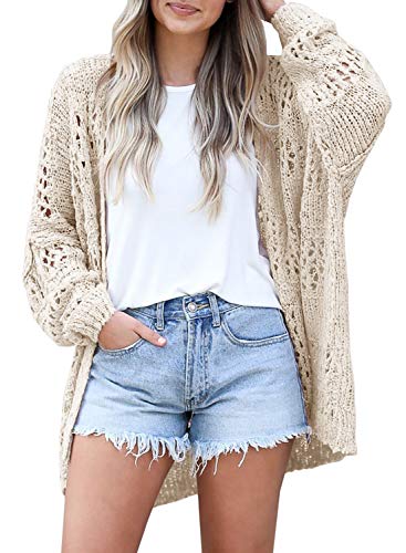 Open Front Boho Crochet Cardigan