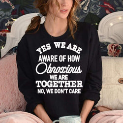 Long Sleeves Round Neck Letters Printed Sweatshirt