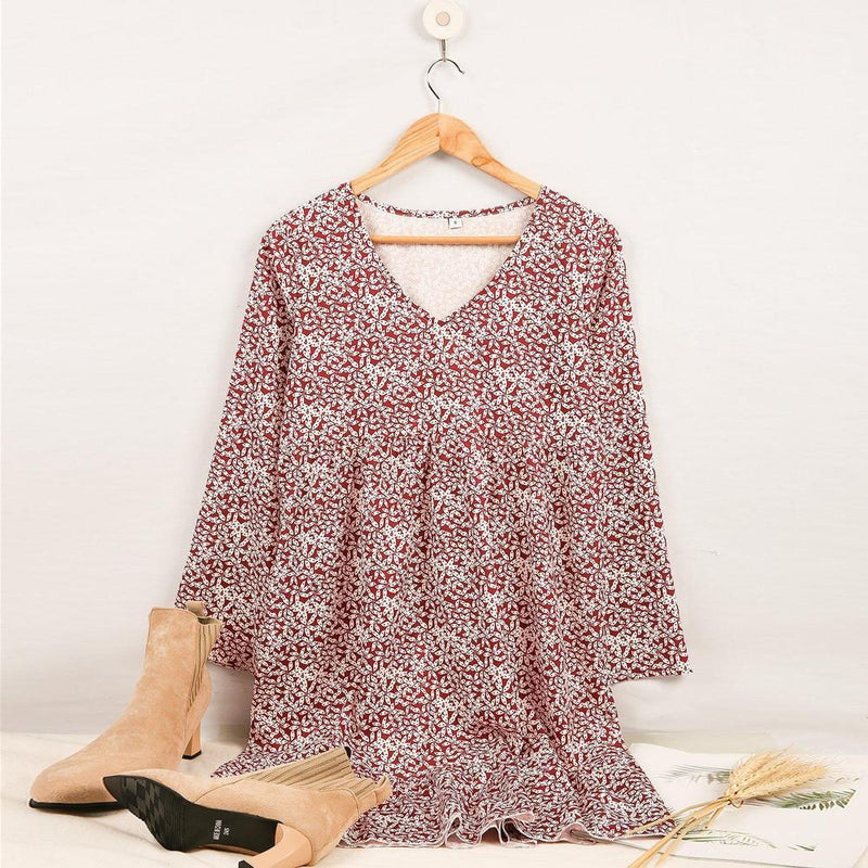 Precious Moments Printed Mini Dress-