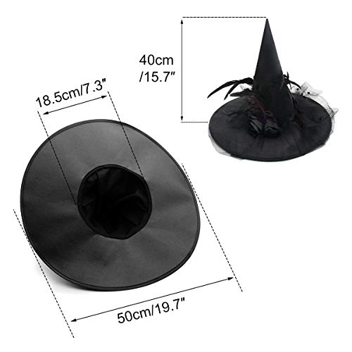 Fashion Halloween Spider Witch Hat (US Local Warehouse)