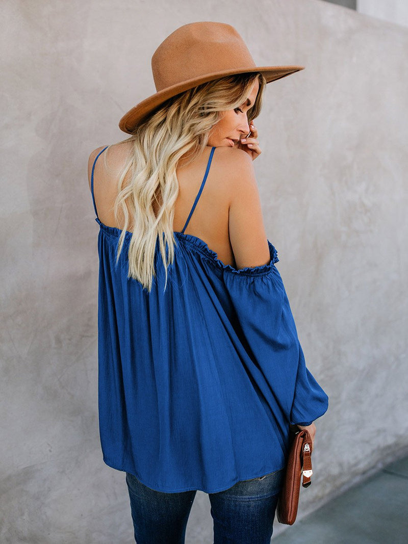 Lead Me On Off Shoulder Long Sleeves Top