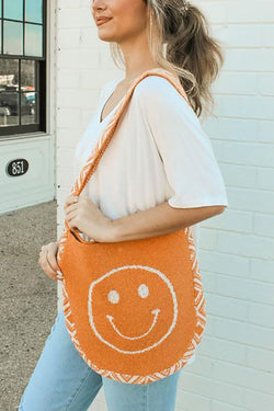 Smiley Aztec Woven Bag