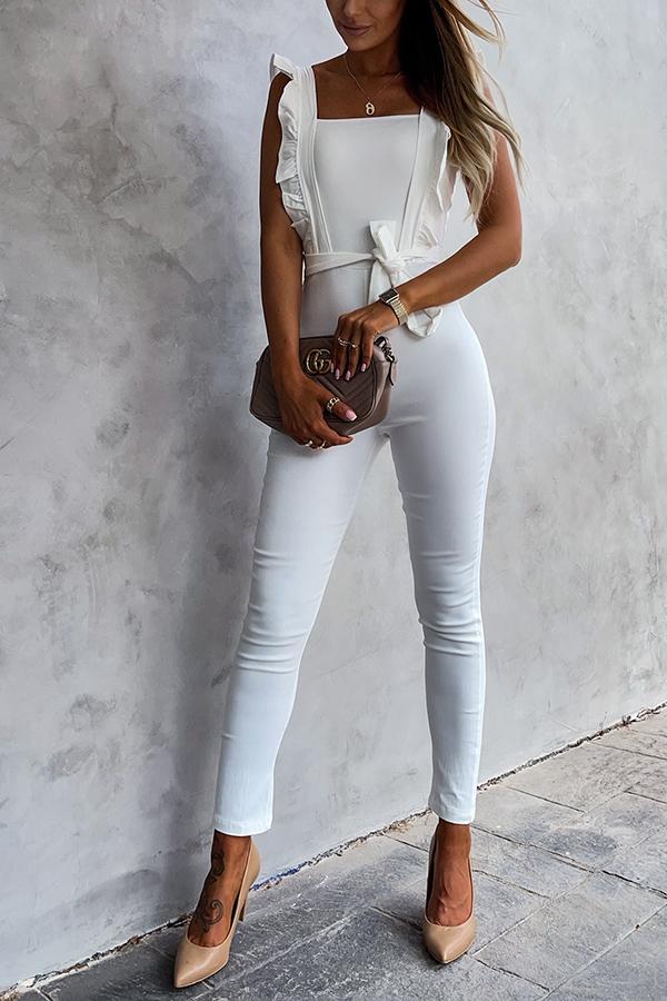 Perfectly Poised Ruffle Jumpsuit