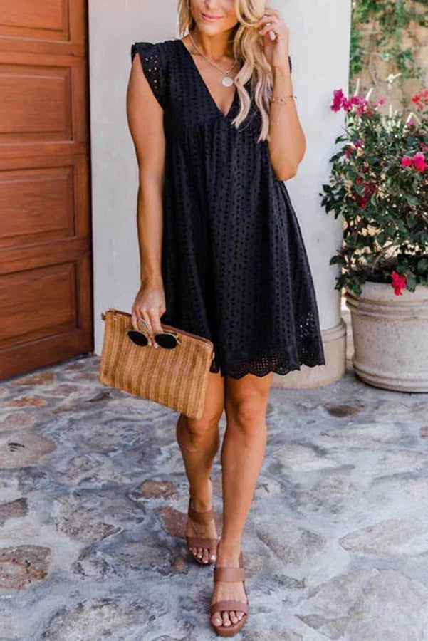 You Found My Heart Lace Babydoll Dress