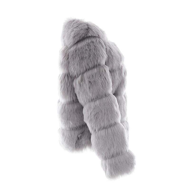 Open Front Fleece Oversize Fuzzy Coat