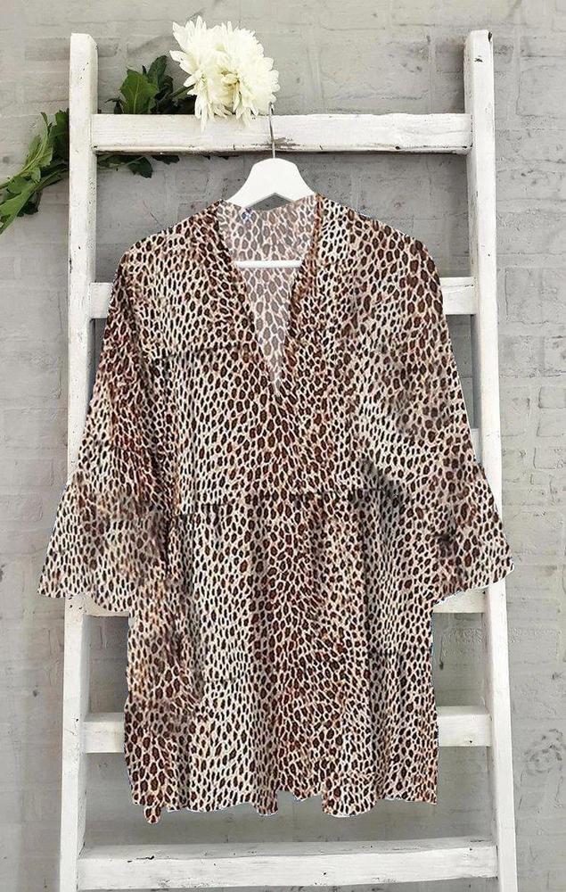 Keep up the Pace Leopard Print Dress-