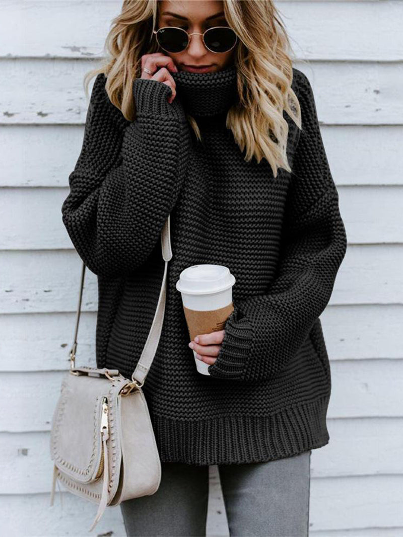 Turtleneck knit Loose Sweater