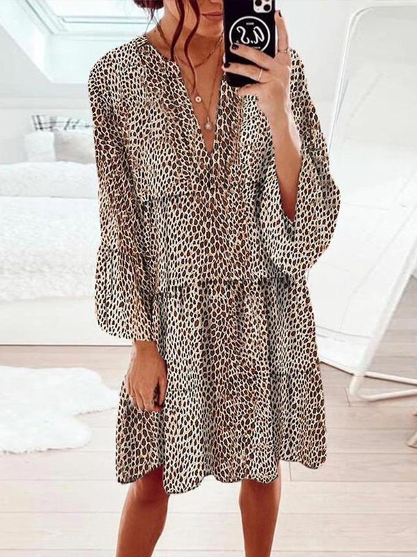 Keep up the Pace Leopard Print Dress-