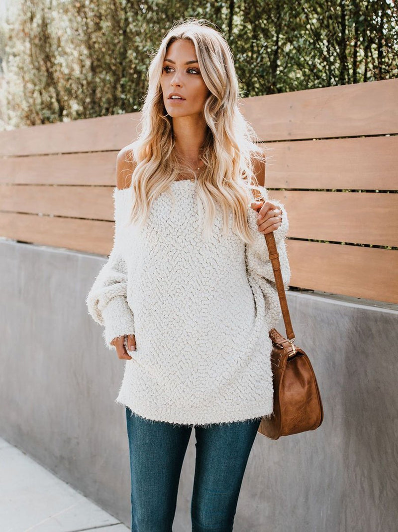 Cabin Fever Off Shoulder Sweater - Landing Closet