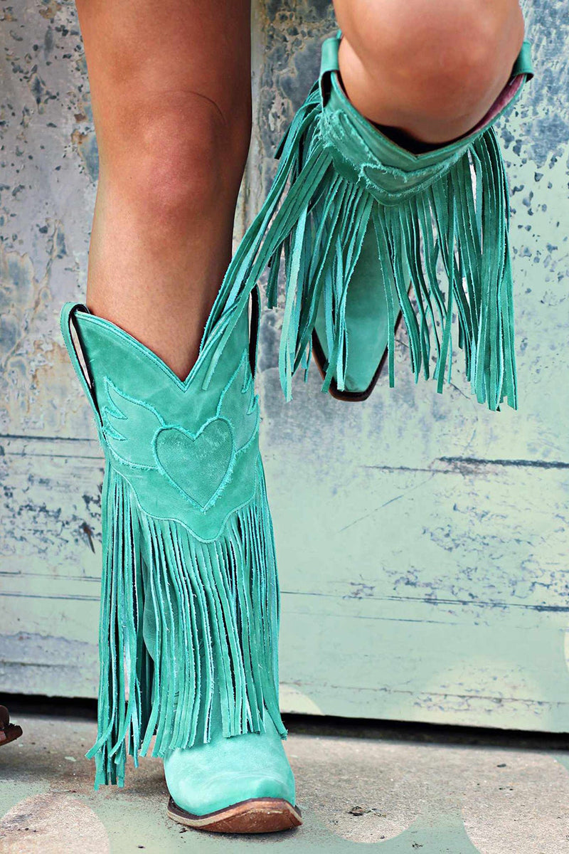 Fringe Western Boots