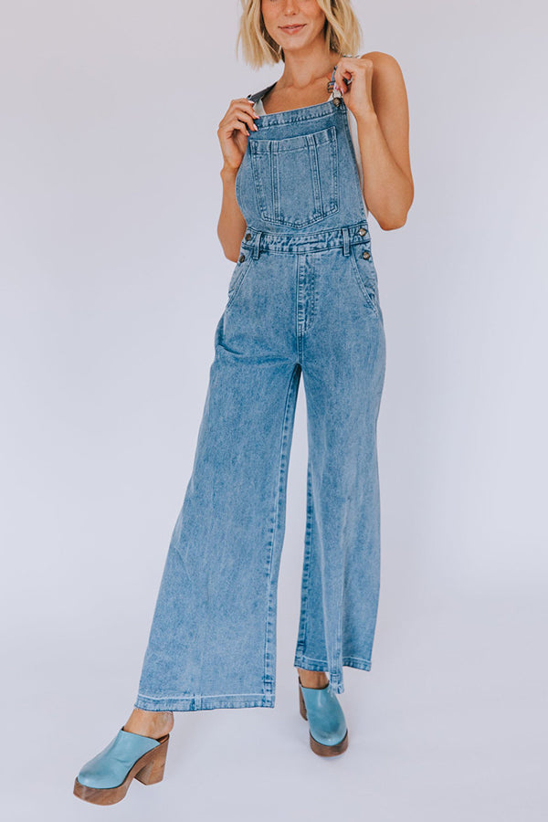 Throwback Denim Overalls