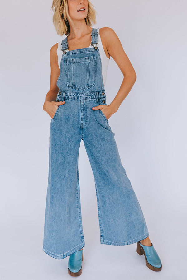 Throwback Denim Overalls